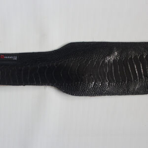 Snakeprint leather and zebra print paddle