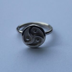 Sterling silver BDSM ring