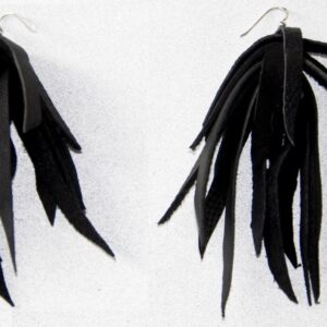 Leather earrings