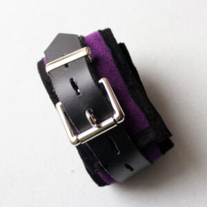 Purple upper arm cuffs