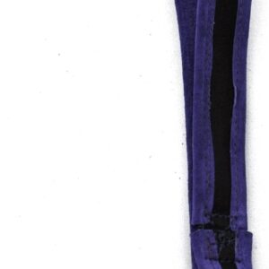 Purple suede edged leash