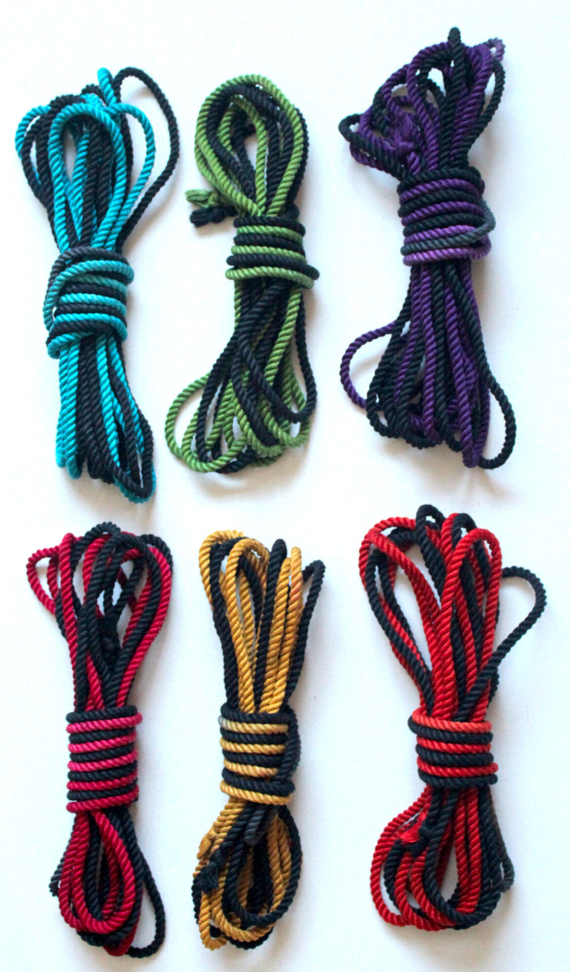 Two tone hemp rope aka cheat rope