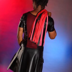 Leatherette utility kilt