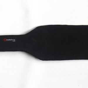 Black leather thick and thuddy paddle