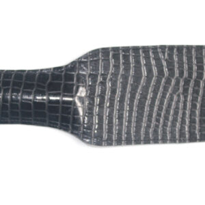 Purple and black thin leather paddle