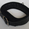 Padded leather collar with suede edging - Image 11