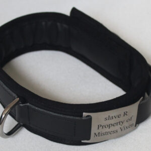 Personalised engravable collar