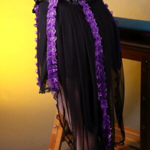 Purple trim burlesque skirt