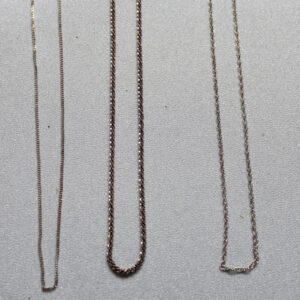 Silver flogger necklace