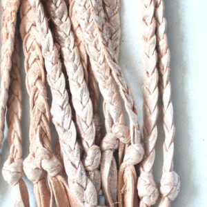 Limited edition golden braided leather flogger