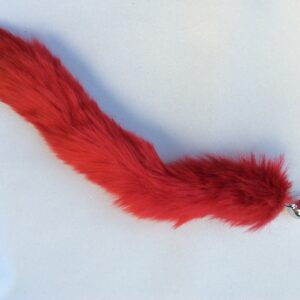 Red tail anal plug