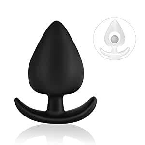 Large spanking anal plug with internal ball