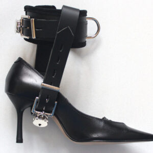 Lockable straps to force you to wear high heels