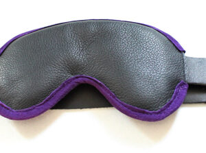 Luxury suede edged blindfold