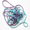 Two tone purple and turquoise rope - Image 3