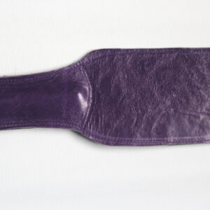 Purple and black thin leather paddle