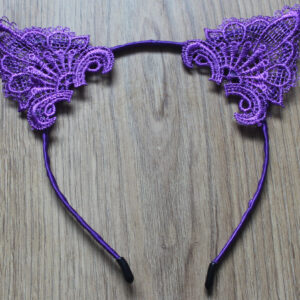 Purple lace ears