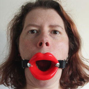 Red lips gag