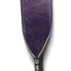 Black and purple leather strap paddle