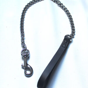 Short strong chain leash