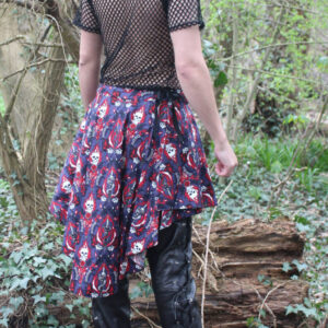 Skull burlesque skirt