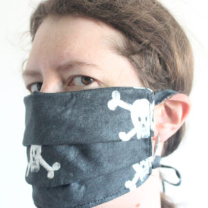 Skull cotton face mask