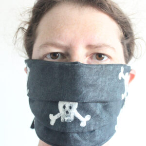 Skull cotton face mask
