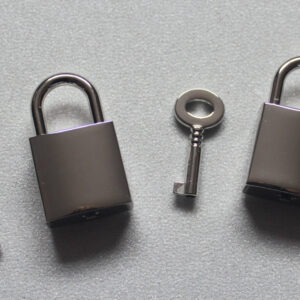 Pair of square padlocks