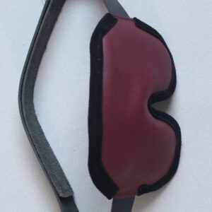 Luxury suede edged blindfold with velcro