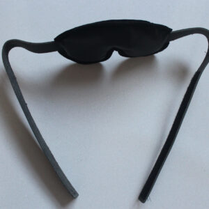 Luxury suede edged blindfold with velcro