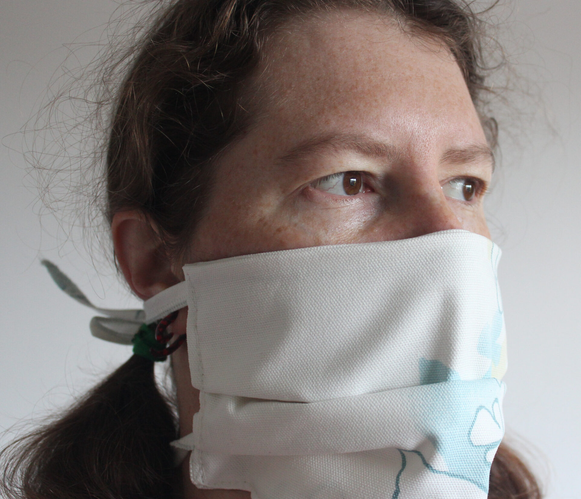 White cotton face mask Bondatrix