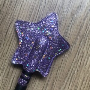 Glittery purple star crop – Limited Edition
