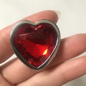 Red heart butt plug, 3 sizes