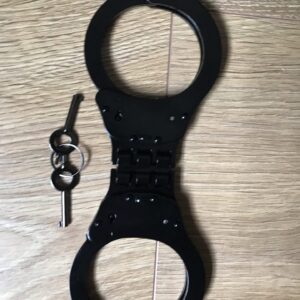 Black Hinged Handcuffs