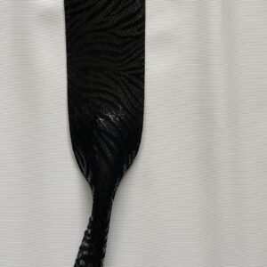 Leather rolled handle paddle