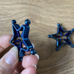 Star nipple clamp Blue