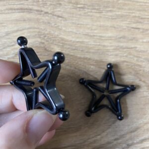 Star nipple clamp Black