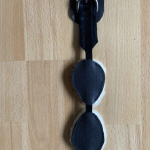 Sheepskin blindfold
