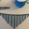 Blue and black chain necklace - Image 2