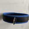 Padded leather collar with suede edging - Image 16