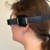 Sheepskin blindfold with overhead strap - Image 7