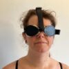 Sheepskin blindfold with overhead strap - Image 3