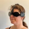 Sheepskin blindfold with overhead strap - Image 4