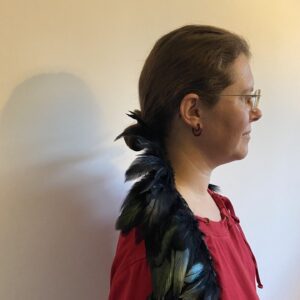 Feather shoulder piece