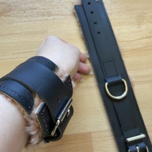 Fur lined wrist cuffs