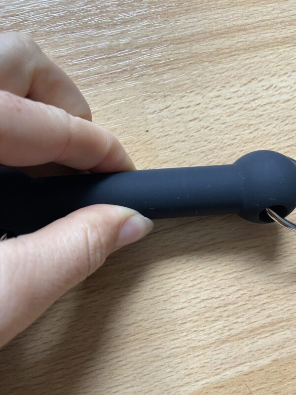 Silicone BDSM bit gag