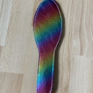 Leather slipper pride paddle