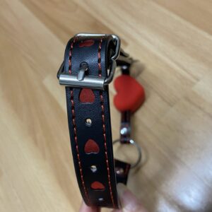 Valentine’s Heart BDSM gag
