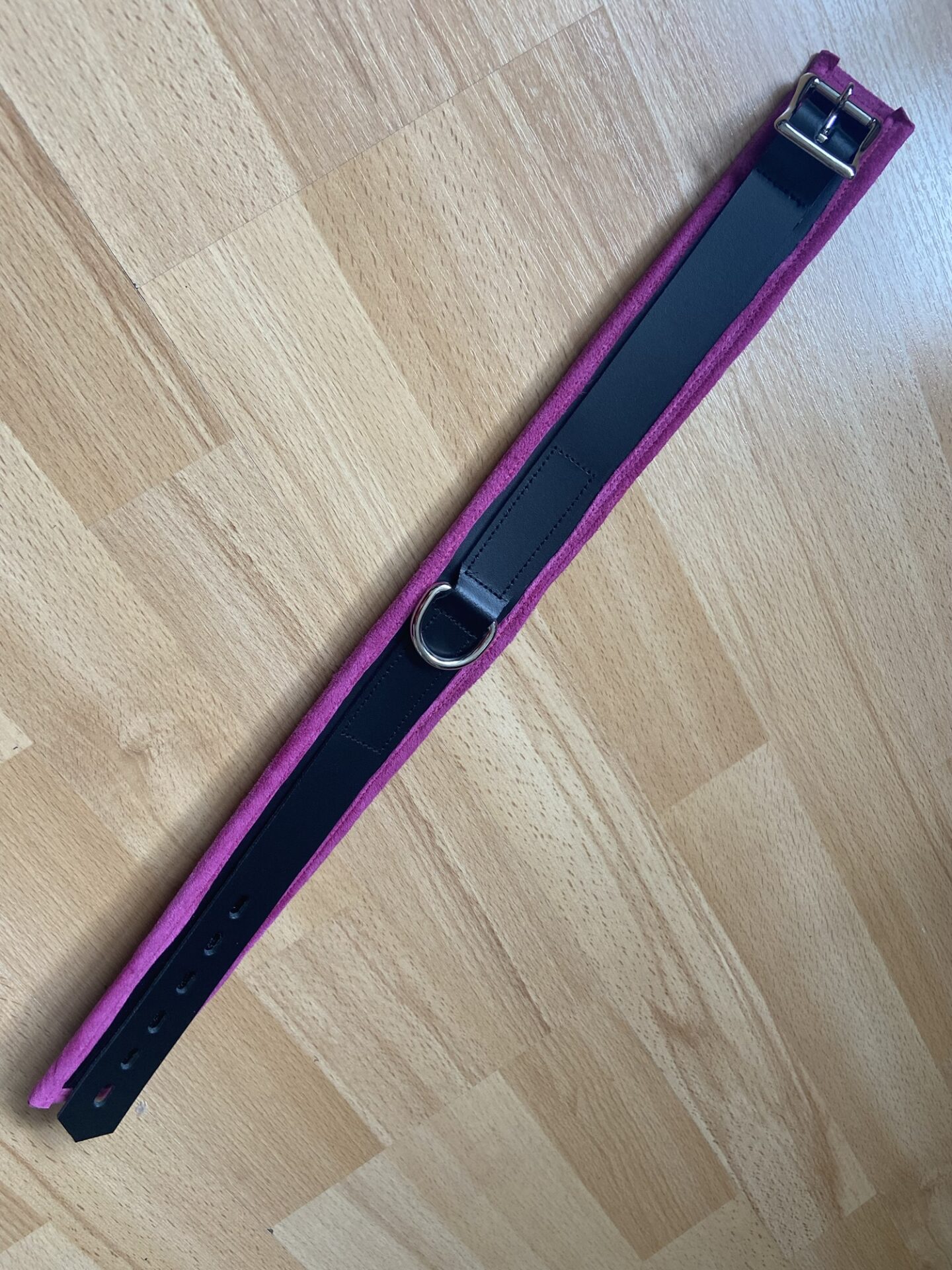Pink BDSM collar