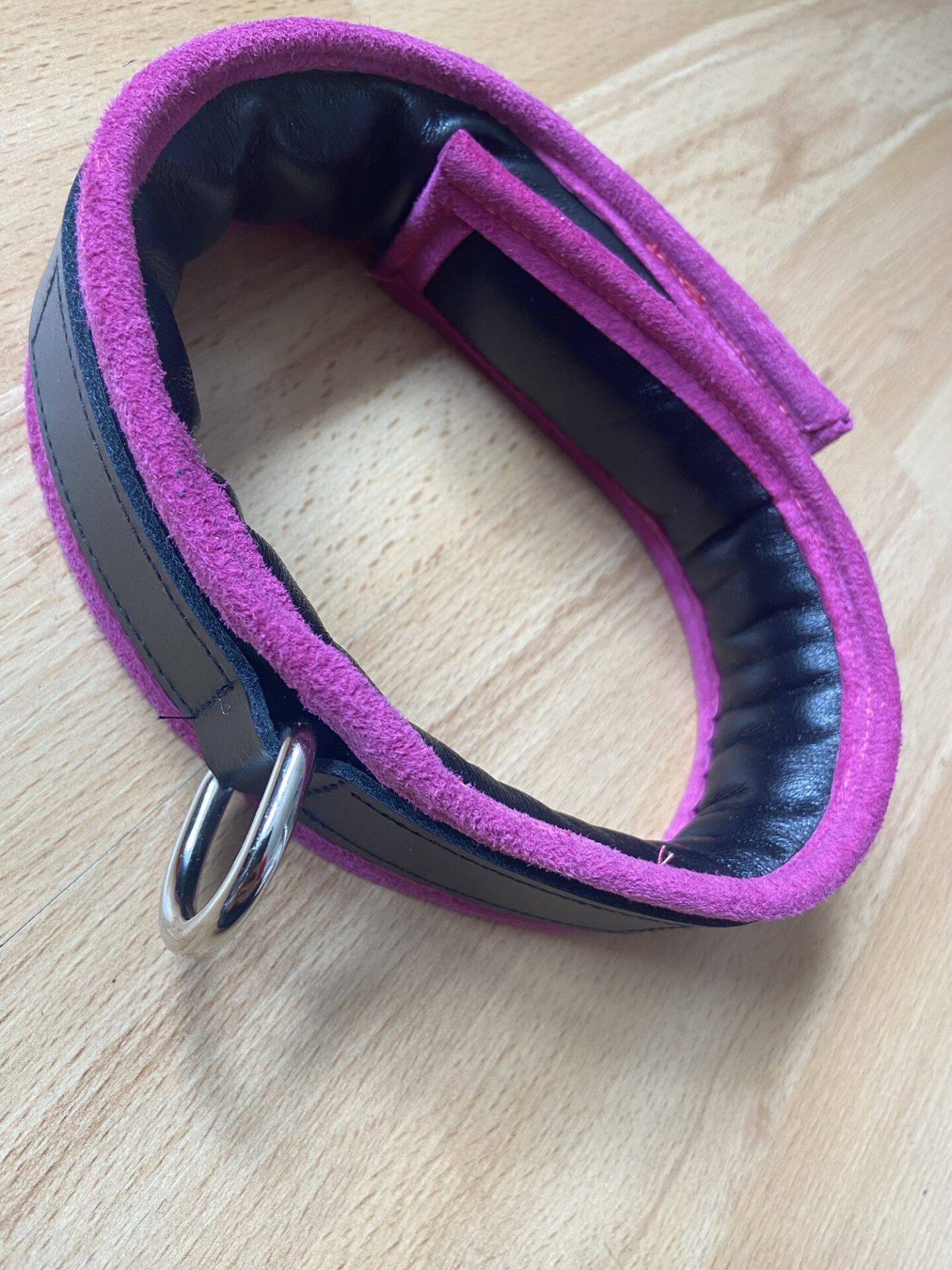 Pink BDSM collar